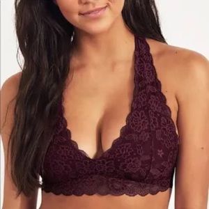 Gilly Hicks lace halter bralette